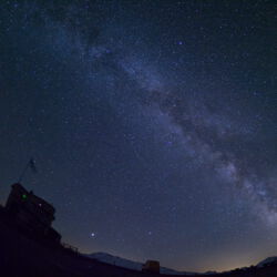 Sternenhimmel über dem Großglockner