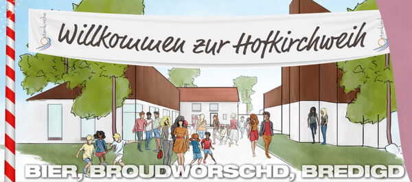 Programm der Hofkirchweih in Worzeldorf